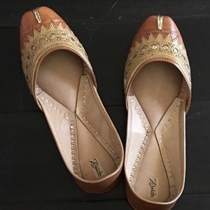 Zebidah Handmade Leather Flats